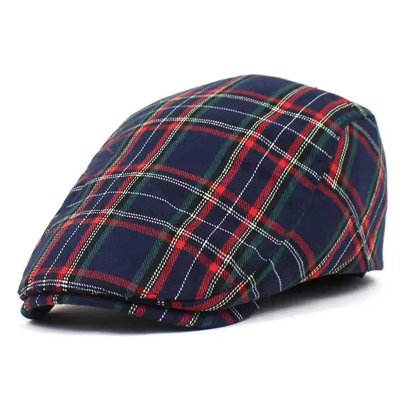 Festive Plaid Cap